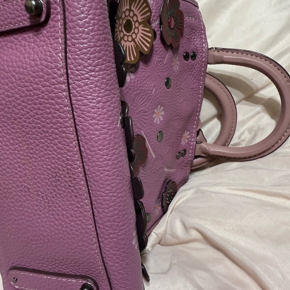 Coach rogue 25 tea rose tote w/wallet - Picture 6 of 14